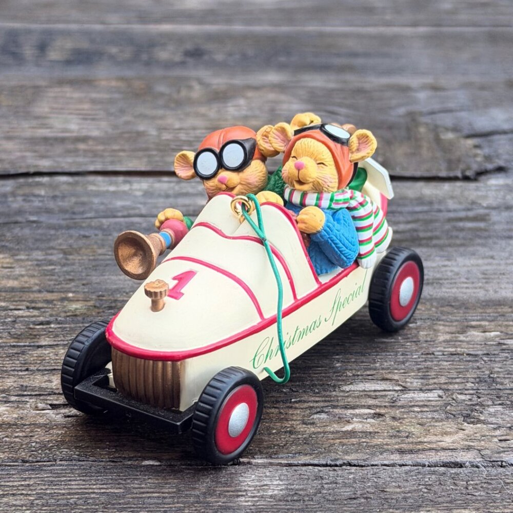 Vintage Eckerd Holiday Classics Ornament  Christmas Special Joy Ride Derby Car